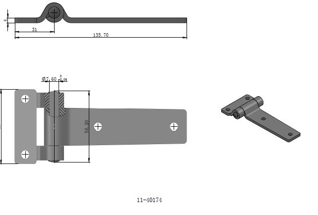 11-40174鉸鏈尺寸示意圖